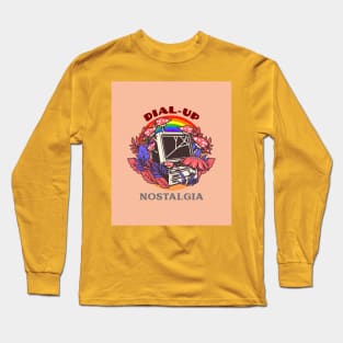 Dial-Up Nostalgia Long Sleeve T-Shirt